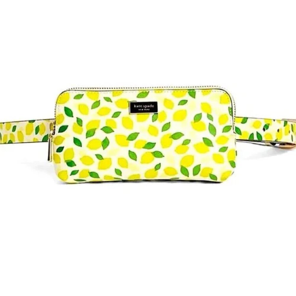 Kate Spade Lemon Drop Crossbody Belt Purse Bag Size S/M